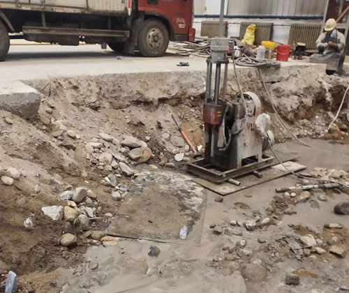 江口公路下沉压浆